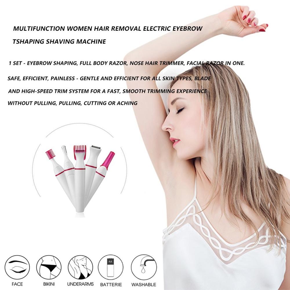 Women's Hair Removal Shaving Machine For Underarm, Facial Tool Kit