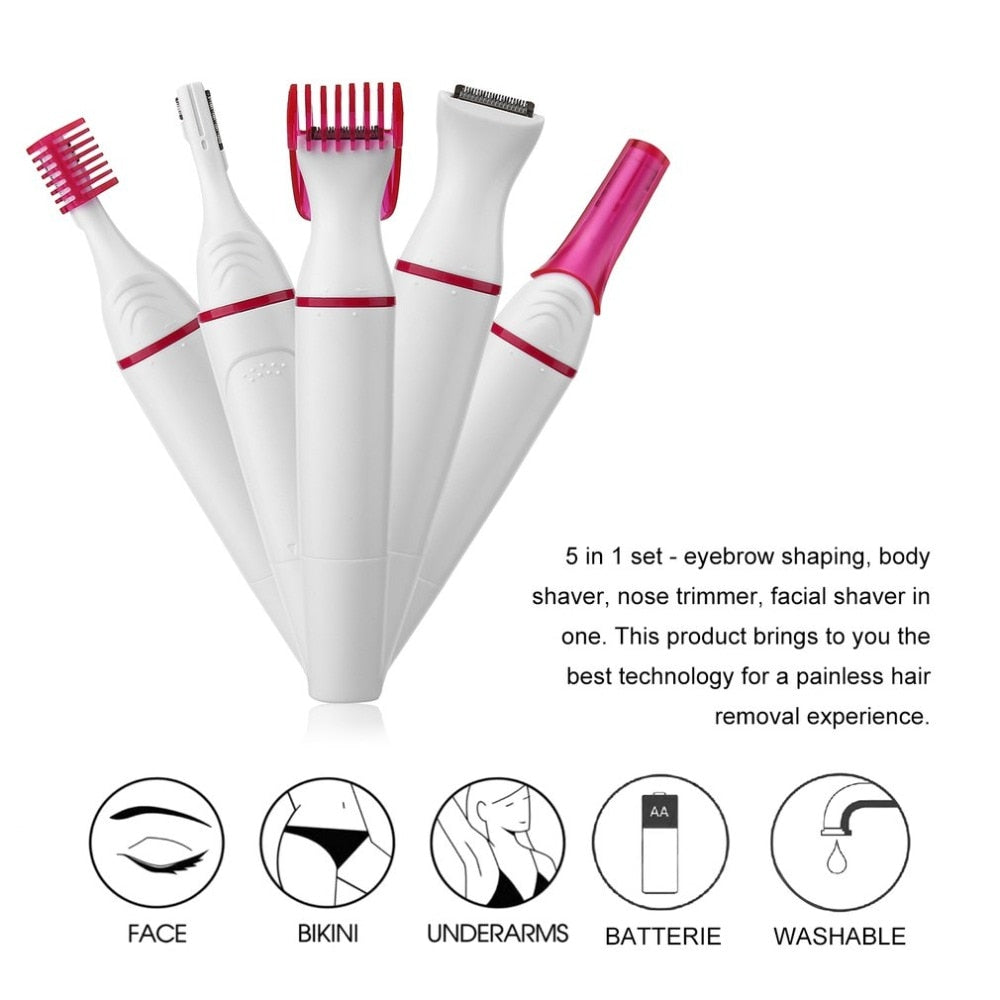 Women's Hair Removal Shaving Machine For Underarm, Facial Tool Kit