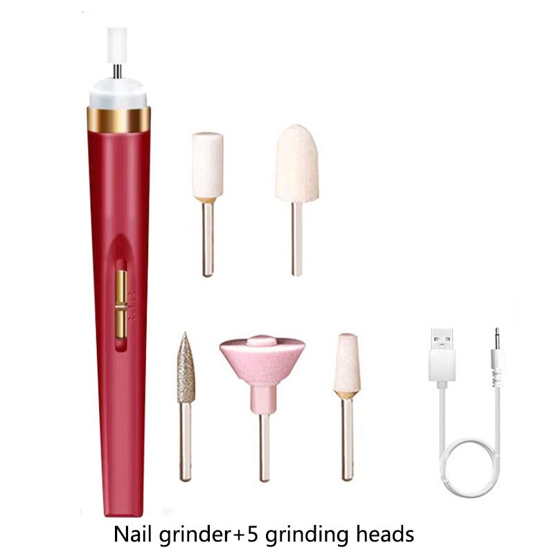 Salon Nails Kit Electronic Nail File and Full Manicure and Pedicure Tool Electric Nail Polishing