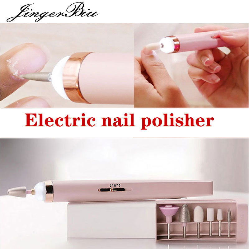 Salon Nails Kit Electronic Nail File and Full Manicure and Pedicure Tool Electric Nail Polishing