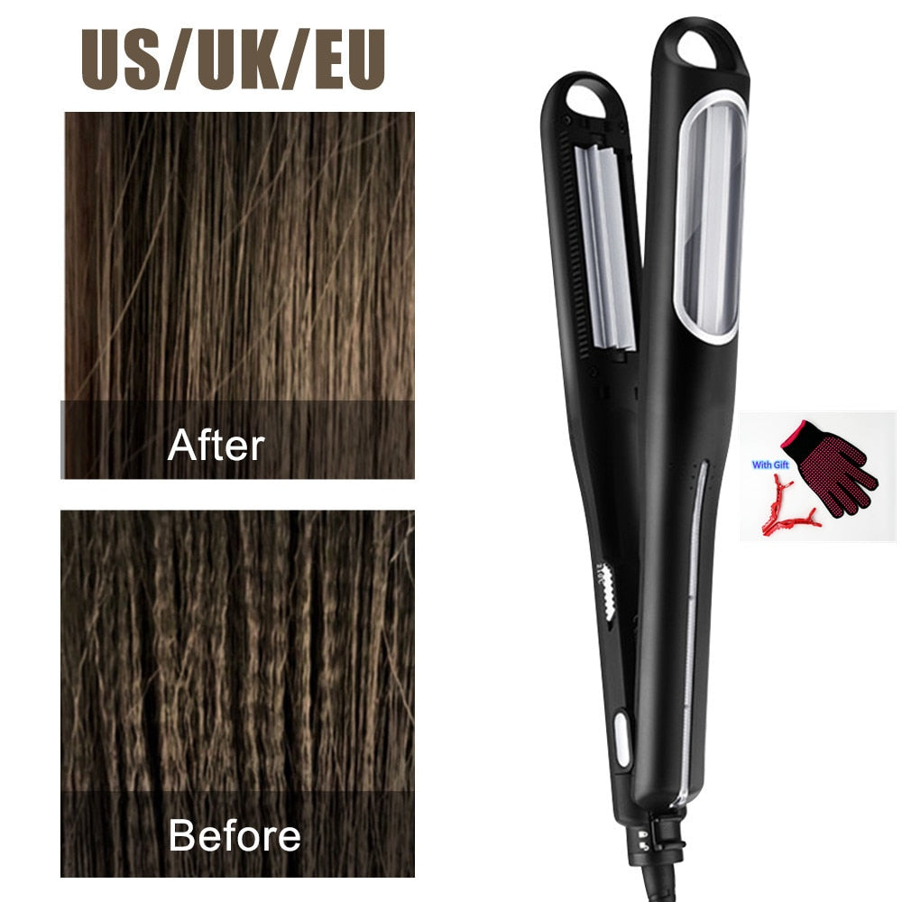 Corrugation Flat Iron Automatic Hair Curler Curling Irons Professional Straightener Curly Iron Tongs Hair